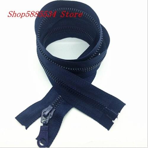 1/2/5PCS 5#28 Inch (70cm) Separating Jacket Zippers Sewing Heavy Duty Plastic Zippers Bulk process open-end