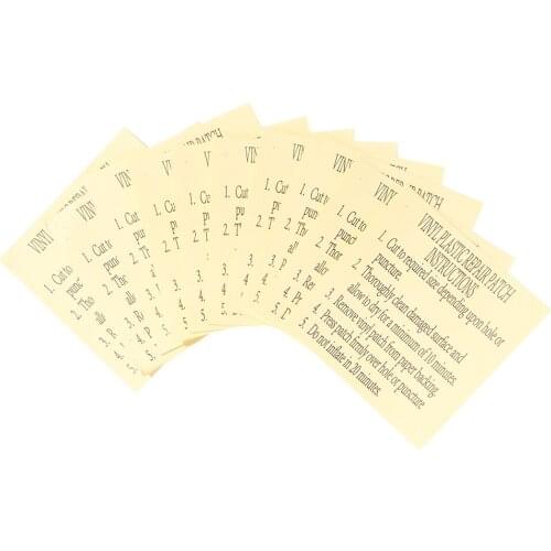 10pcs PVC Pool Repair Patch Waterproof Self-Adhesive Pool Liner Repairing Patches Stickers for Inflatable Products Boat Raft Swi