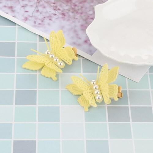 2pcs/lot Kids Barrettes Hairpins Butterfly Hair Clips for Girls Hair Accessories Styling Tools Hair Clip Cute Children Gifts