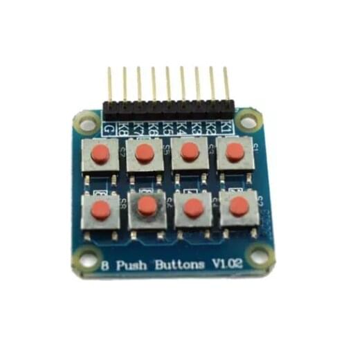 2x4 Keypad 4x2 Keypad 8 Push Buttons V1.00 Key Board Matrix Keyboard Button for Arduino AVR PIC 2*4 Module AVR PIC