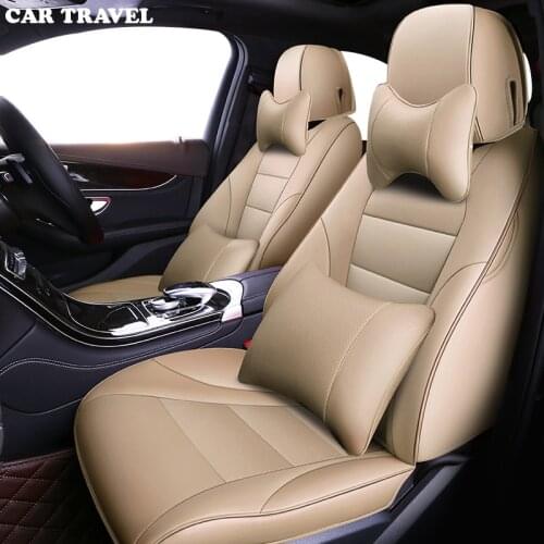 CAR TRAVEL Custom leather car seat cover for hyundai solaris 2017 creta getz i30 accent ix35 i40 accessories covers for vehicle
