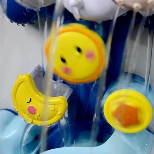 Toddler Bath Toys Googly Eyes Water Spinner Steady Stream Spray Water Flow Fountain Water Scoop Widgets Squirters Sprink