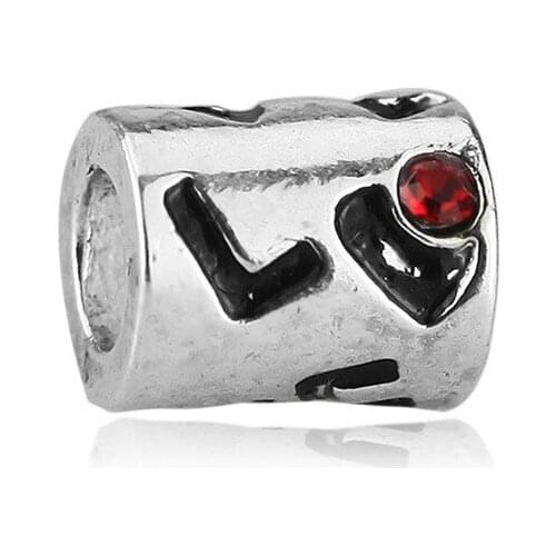 European Fashion DIY Jewelry Zinc Alloy Metal Beads Charms Fit for Pandora Charms Snake Chain Bracelet & Bangles