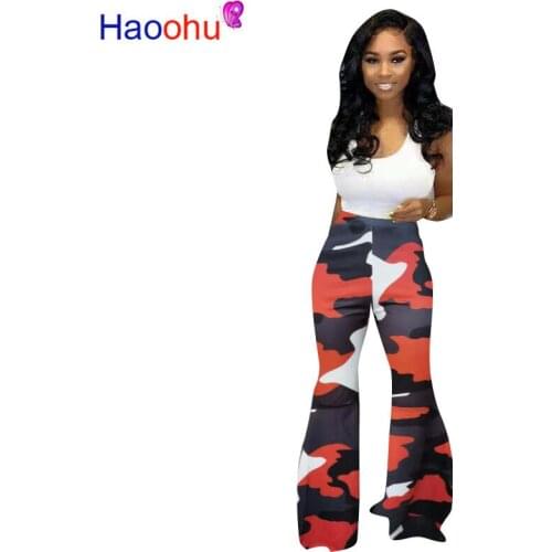 HAOOHU Women's Camouflage Pants