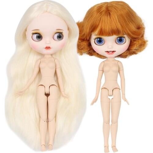 ICY DBS Blyth Doll bjd toy joint body white skin custom doll matte face 30cm toy kid gift