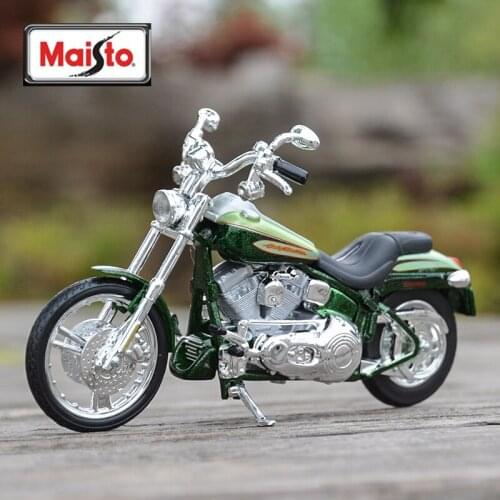 Maisto 1:18 2004 FXSTDSE CVO Die Cast Vehicles Collectible Hobbies Motorcycle Model Toys