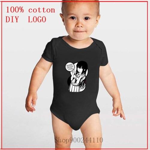 Baby Cartoon Romper Newborn Boy&girls clothes Closed Minded Baka Anime And Manga ropa bebe Clothing Bodysuits baby Costume