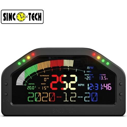DO922 Sinco Tech Dashboard Sensor KIT Race Display Bluetooth LCD Screen Gauge
