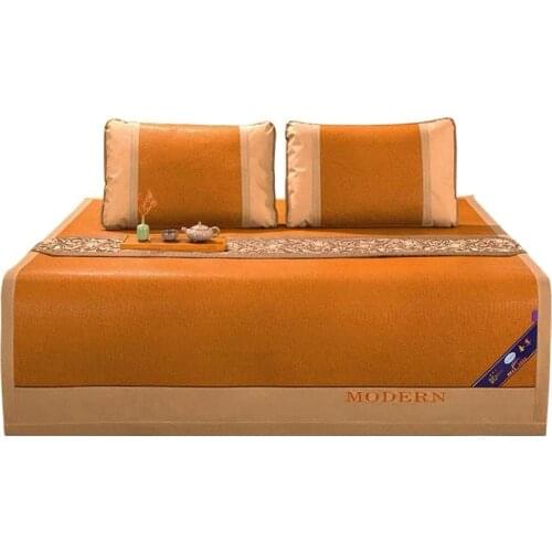 Summer natural bamboo Skin-friendly Cold mattress with pillowcase King Queen Twin Full Size students dormitory high quality mat