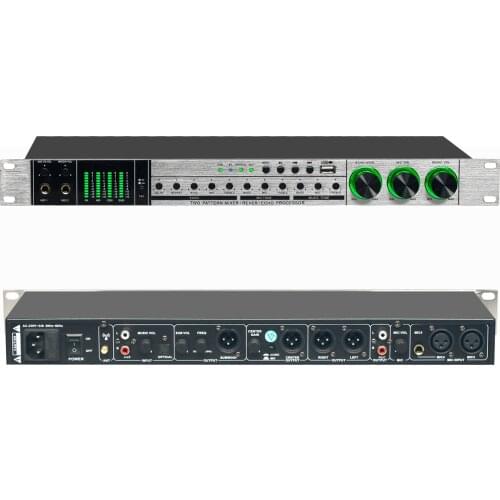 MiCWL X8 Digital DJ KTV Karaoke Player Mixer Reverb Echo USB Stage Studio Audio Effects Processor