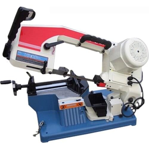 Multi-function Band Saw Machine Mechanical Portable Metal Cutting Machine Low Noise Small Metalworking Sawing Machine