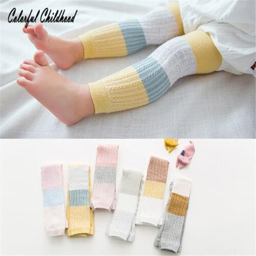 New Unisex Baby Pants Assorted Colors Pure CottoKnitted Trousers Toddler Kid Newborn Rainbow Stripe Leggings Childrens Clothes