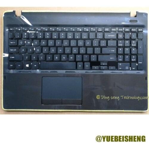 New/org For Samsung NP 300E5K NP300E5K NP3500EM NP300E5L 300E5L 3500EL Palmrest US keyboard upper cover Touchpad,Black