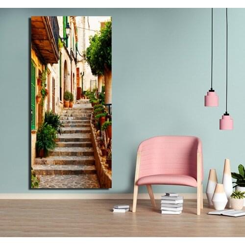 Landscape painting poster paint coloring on canvas painting wall paint for living room FA381