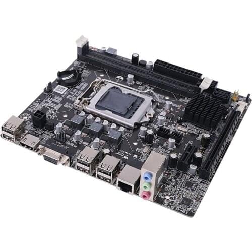 LGA 1155 Practical Motherboard Stable for intel H61 Socket DDR3 Memory Computer Accessories Control Board Wholesales