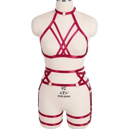 Adjustable Harness Bdsm Goth Sword Belt Womens Underwear Stocking Garter Fetish Erotic Lingerie Sexy Harness Belt Rave Wear