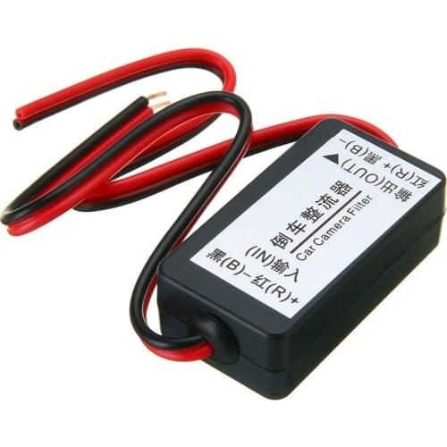 Novel-12V DC Power Relay Capacitor Filter Rectifier for Car Rear View Backup Camera
