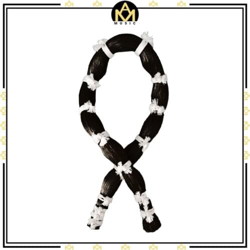 1 Bulk 250g 80cm Length Black Horehair Horse Hair Violin/Viola/Double Bass Bows Horsehair Replacement Durable & High Resiliency