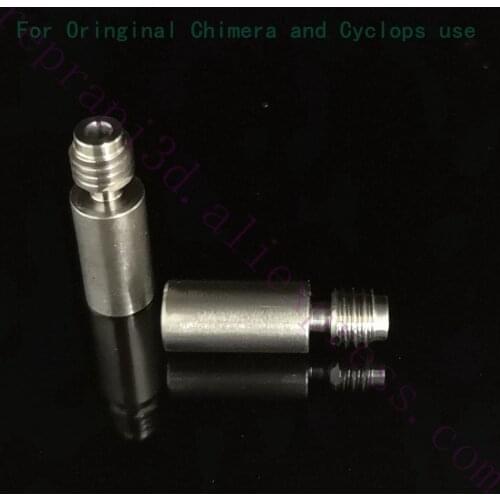 2pcs Super smooth Titanium Heat Break throat thermal barrel F/ Original V6 Chimera / Chimera+ Cyclops+ Hotend 3d printer