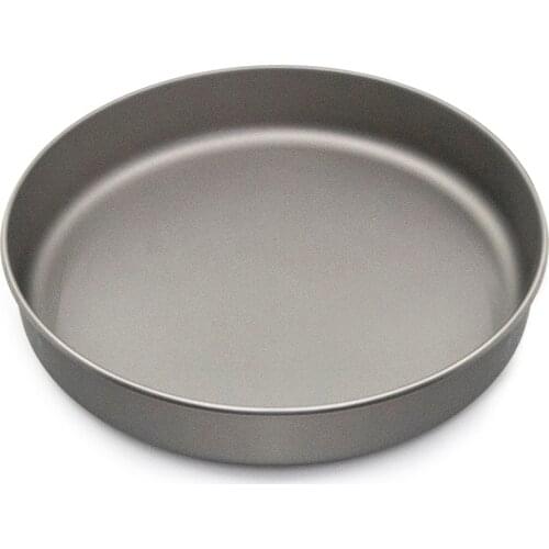 Ultralight Titanium Frypan Camping Bowl Pot Pan Cooking Frying Pan Outdoor Camping Hiking Picnic Bowls Cookware Tableware