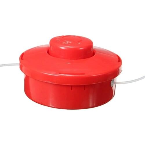 Universal Garden Grass Trimmer Brush Cutter Head two Wires Mower Bump Cutting Trimmer Gardening Brush cutter Head Red