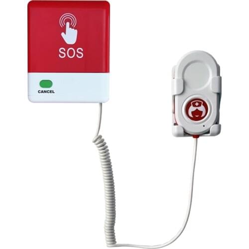 Ycall Wireless Hospital Nurse SOS Call Button Alarm Bell System with Ward Bracket