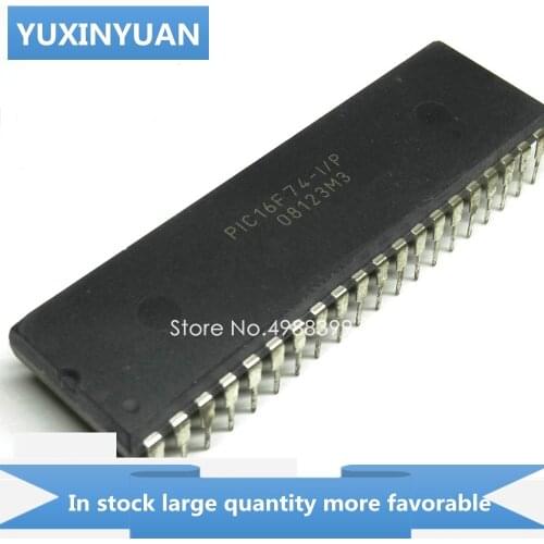 YUXINYUAN 5PCS/LOT PIC16F74-IP 16F74-IP PIC16F74 DIP40 in stock in stock