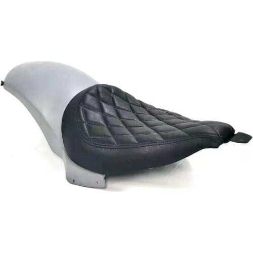 Motorcycle Mudguard + Leather Seat Short Tail For Harley Fat Boy Breakout 2018-2021