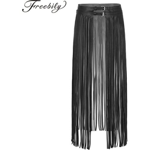 2020 New Spring Summer Pu Leather Long Tassel Brief Personality Girdle Decoration Belt Women Fashion Tide All-match Skirt Belts