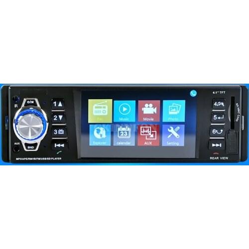 10Pcs/Lot 4.1'' TFT HD Digital Stereo Bluetooth Viehcle FM Radios MP3 MP5 Player Video SD FM/USB for Car Auto Audio