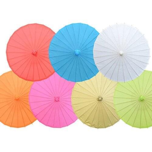 10pcs per lot colorful diameter 84cm Paper Bridal Umbrella wedding decorative parasols