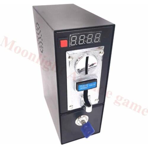 6 Kind Coin Acceptor Electronic Timer Control Box Coin Selector for Dryer Washing Machine,Massage Chair Arcade Machine