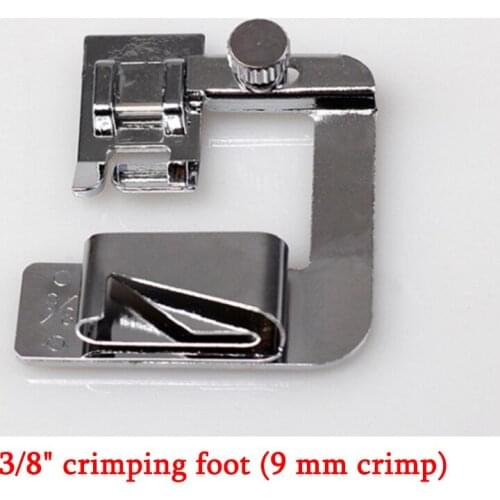 Pulaqi Sewing Machine Accessories Knitting DIY Supplies Home Machine Sewing Accessory Edging Crimping Foot Home Multi-function