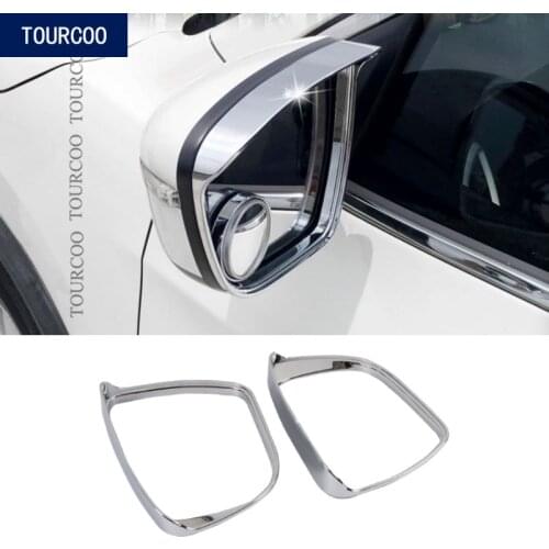 Car Rear View Mirror Rain Shield Trim Sticker for Nissan Qashqai 2019 Car Styling Decoration Accessories