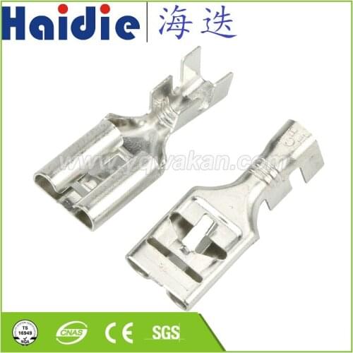 Free shipping 50pcs DJ621-E9.5x1.2C car splices wire terminal Crimp terminal auto electrical female terminal DJ621-E9.5X1.2C