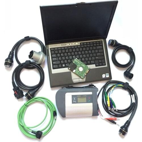 MB SD Connect C4 MB Star Diagnostic Tool software 2020.12 With for Dell D630 Laptop For Cars trucks Support Offline Programming