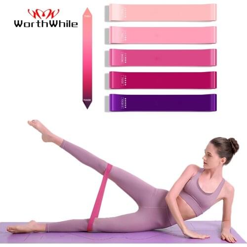 WorthWhile Elastic Resistance Bands Yoga Training Gym Fitness Gum Pull Up Assist Rubber Band Crossfit Exercise Workout Equipment