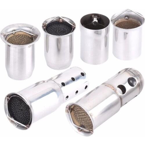 51/60mm Inlet Motorcycle DB Killer Muffler Silencer Noise Sound Eliminator Exhaust Silencer For Honda YAMAHA Kawasaki Suzuki BMW