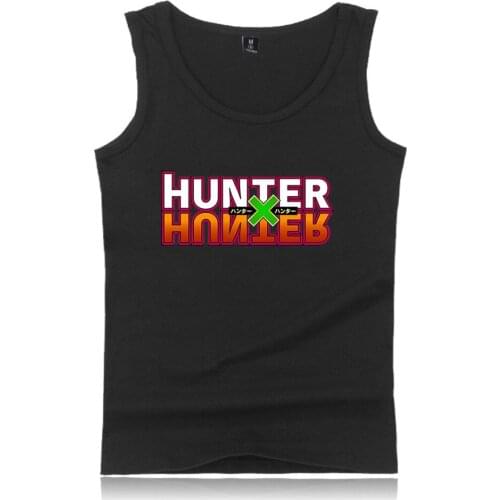 Hunter X Hunter Vest Japan Anime Gon Freecss Cosplay Summer Men Clothing Tank Tops Unisex Singlets Sleeveless Fitness Vest