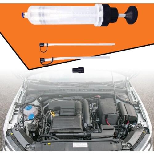 200cc Car Oil Fluid Extractor Filling Syringe Changer Bottle Transfer Hand Pump Tool Manual Brake Oil Suction Pump Fuel Injector