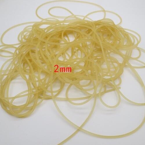 Diameter 2mm solid elastic rubber line 6m rubber line for fishing traditional level round elastic rope tied line fish