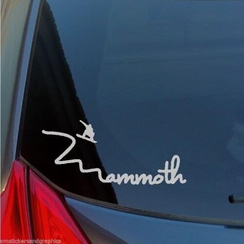 Mammoth Snowboarder vinyl sticker decal snowboard mountain park sticker 15cm