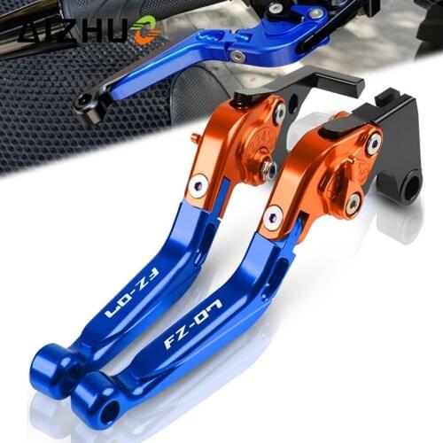 Motorcycle CNC Aluminum Clutch Brake Lever Adjustable Accessories FOR YAMAHA MT07 MT 07 FZ-07 FZ07 2014-2020 2019 2018 2017 2016