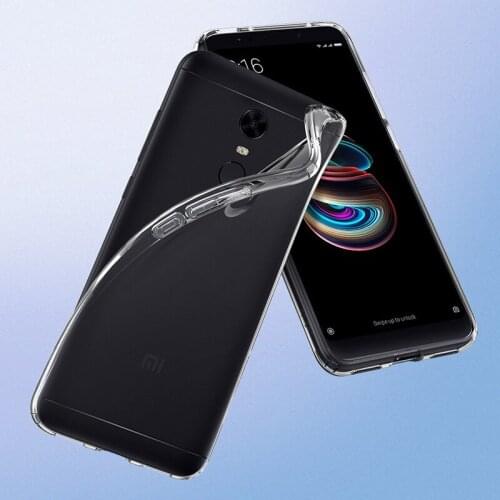 Soft Clear Ultra Thin Back Cover for Xiaomi Redmi 5/5 Plus Redmi5 5Plus Redmi5Plus Original Phone Cases Transparent Silicone TPU
