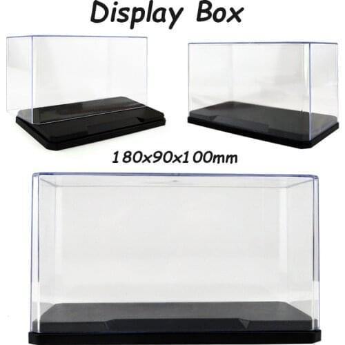 Newest Small Transparent Acrylic Display Case Model Display Box Dustproof Building Block Storage Show Box Toys Children Boy Gift