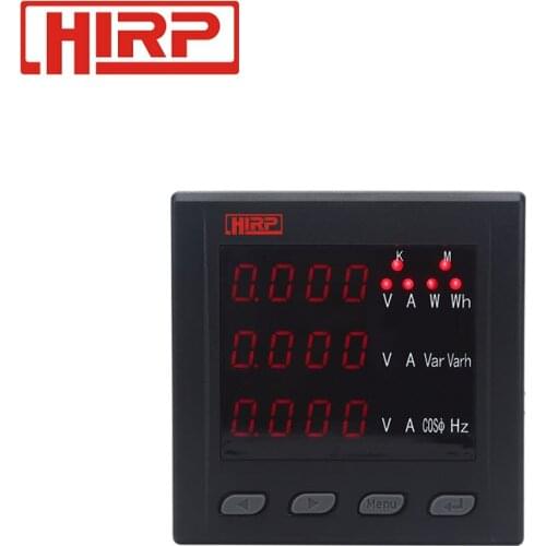 RPD657E-9S4 Digital multifunctional meter for freuqnecy,ampere,voltage for AC/DC 80-270V