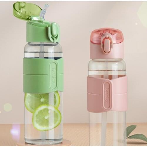 1pcs Glass Cup Straw Drinking Tea Glasses Cups Summer Simplicity For Pregnant Women Travel Drinkware Water Bottle