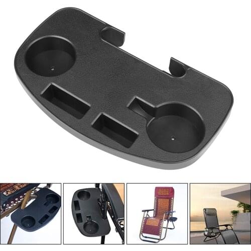 Chair tray Side Tray Drinking Folding Camping Picnick Outdoor Strand Stool