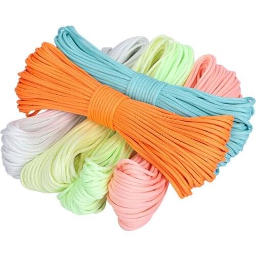 Luminous Reflection Umbrella Rope for Survival Parachute Cord Climbing Camping Rope Hiking