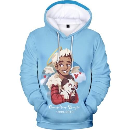 Classic Cameron Boyce Hoodies Sweatshirts Cameron Boyce-imdb Hoodie Classic Pullover 3D Print High Quality Men/women Long Sleeve